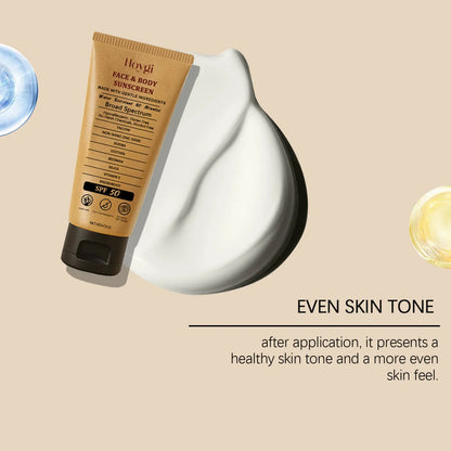 Hoygi 85g Beef Tallow Sunscreen Cream Spf50 Body Face Lasting Sun Protection Nourish Soothing Redness Refreshing Skin Sunscreen