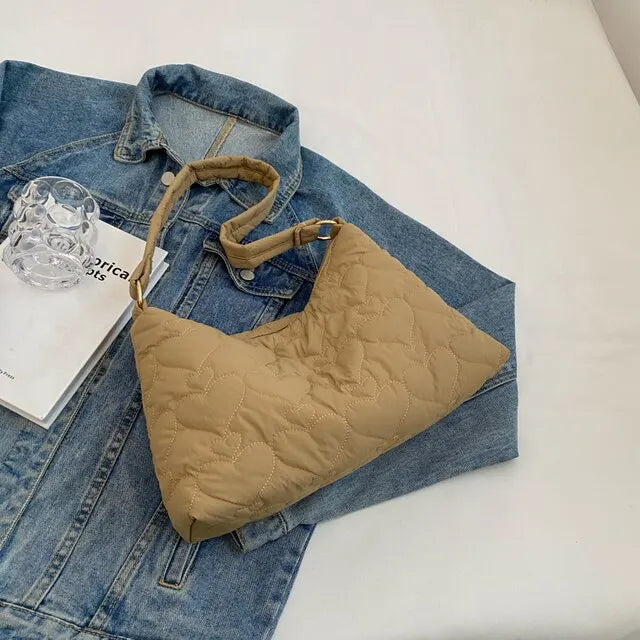Big Soft Fabric Shoulder Side Bag for Women 2023 Spring Trend Fashion Design Cloth Hand Bags Female Handbags Tote Bags