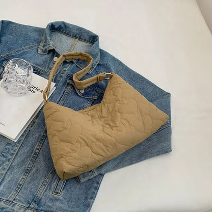 Big Soft Fabric Shoulder Side Bag for Women 2023 Spring Trend Fashion Design Cloth Hand Bags Female Handbags Tote Bags