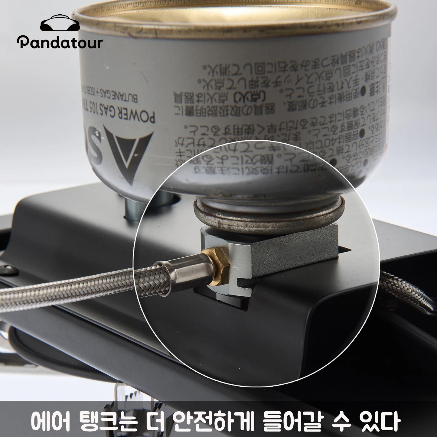 Pandatour Camping IGT 0.5UNT Gas Stove Outdoor One-Click Ignite High Efficiency Camping Table Stove High Firepower