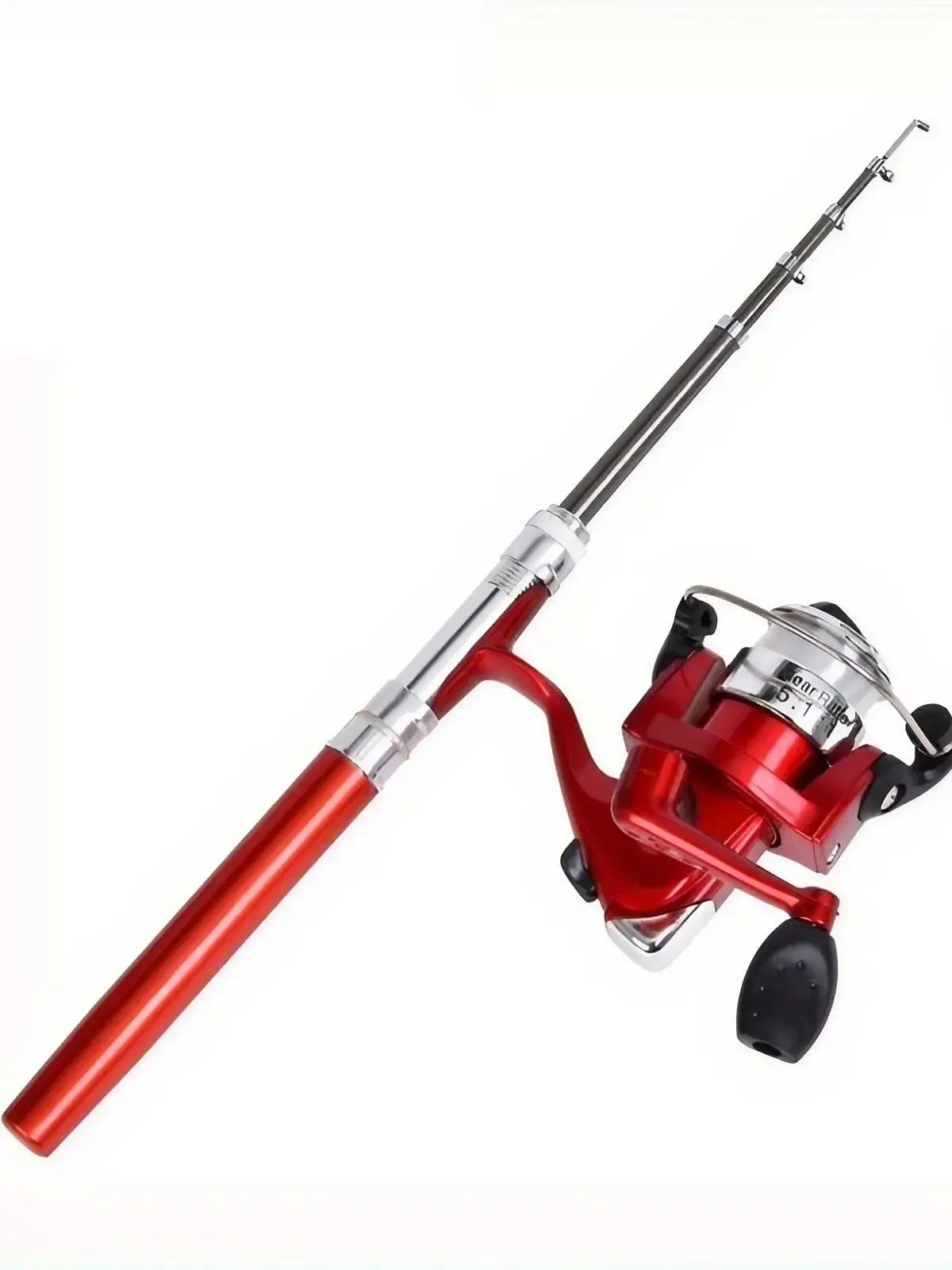 Pen-Shape Portable Fishing Rod & Reel Combo – Spinning, 6-10lb, 6 Colors