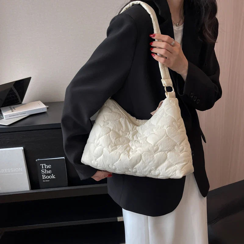 Big Soft Fabric Shoulder Side Bag for Women 2023 Spring Trend Fashion Design Cloth Hand Bags Female Handbags Tote Bags