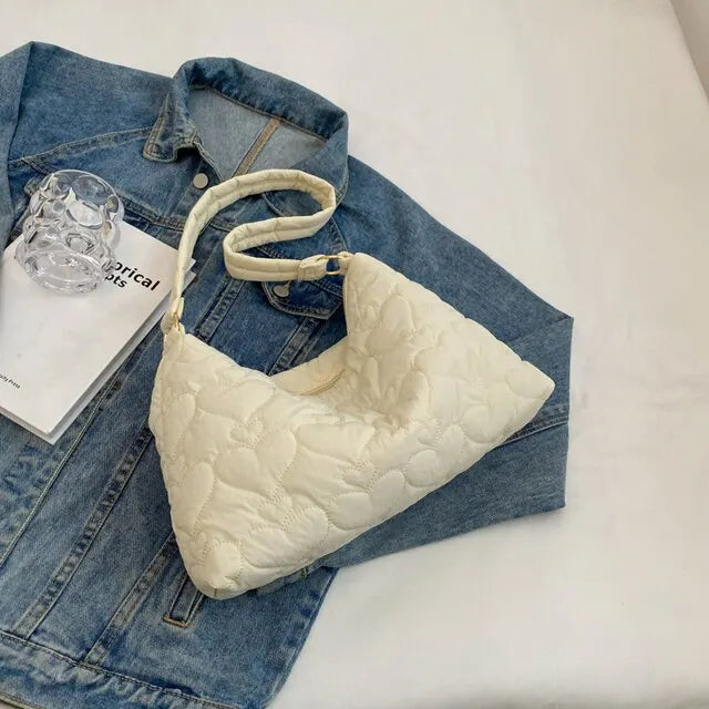 Big Soft Fabric Shoulder Side Bag for Women 2023 Spring Trend Fashion Design Cloth Hand Bags Female Handbags Tote Bags