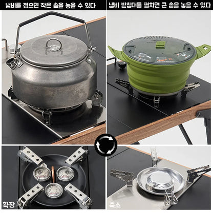 Pandatour Camping IGT 0.5UNT Gas Stove Outdoor One-Click Ignite High Efficiency Camping Table Stove High Firepower
