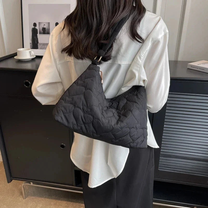 Big Soft Fabric Shoulder Side Bag for Women 2023 Spring Trend Fashion Design Cloth Hand Bags Female Handbags Tote Bags