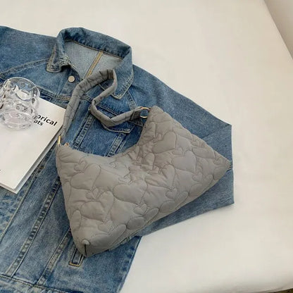 Big Soft Fabric Shoulder Side Bag for Women 2023 Spring Trend Fashion Design Cloth Hand Bags Female Handbags Tote Bags