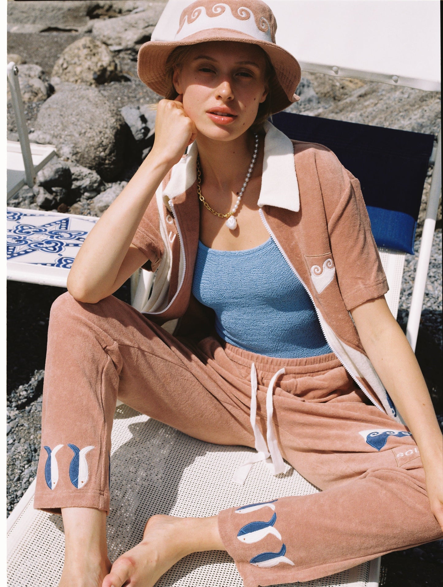 'Scuba' Cabana Pants x Hôtel Magique