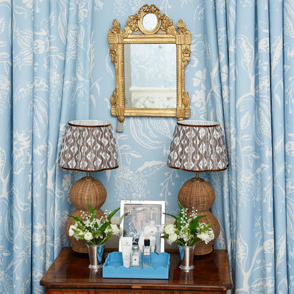 Chocolate Ikat Lampshade (30cm)