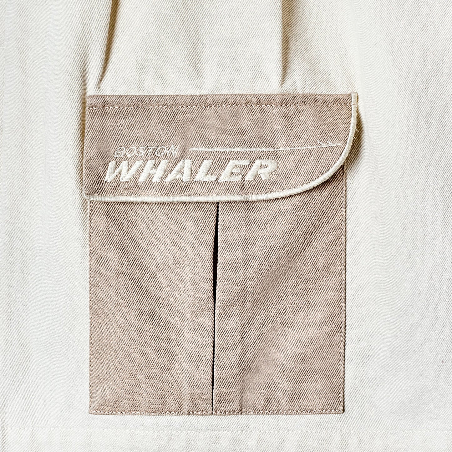 'Boston Whaler' Double-Pleated Shorts