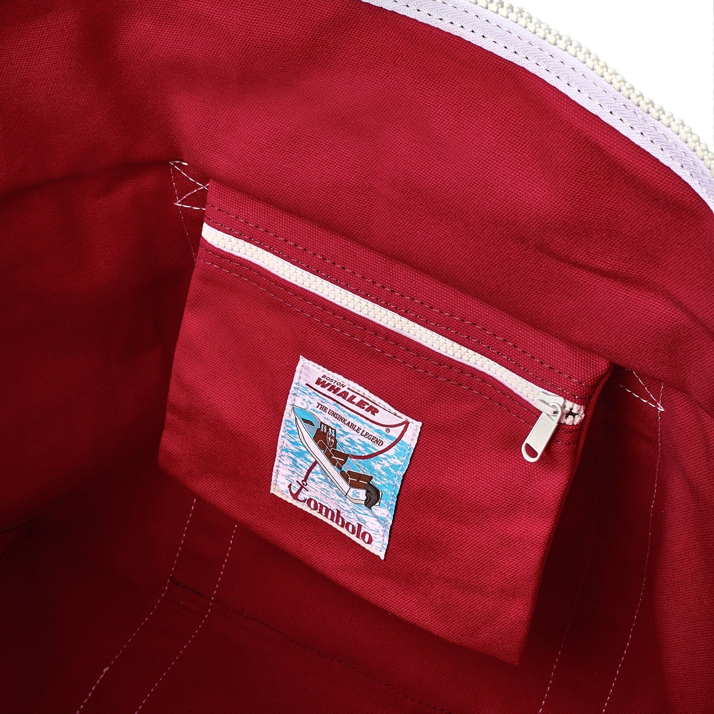 'Boston Whaler' Wm. J. Mills & Co. Zip Tote (Red)