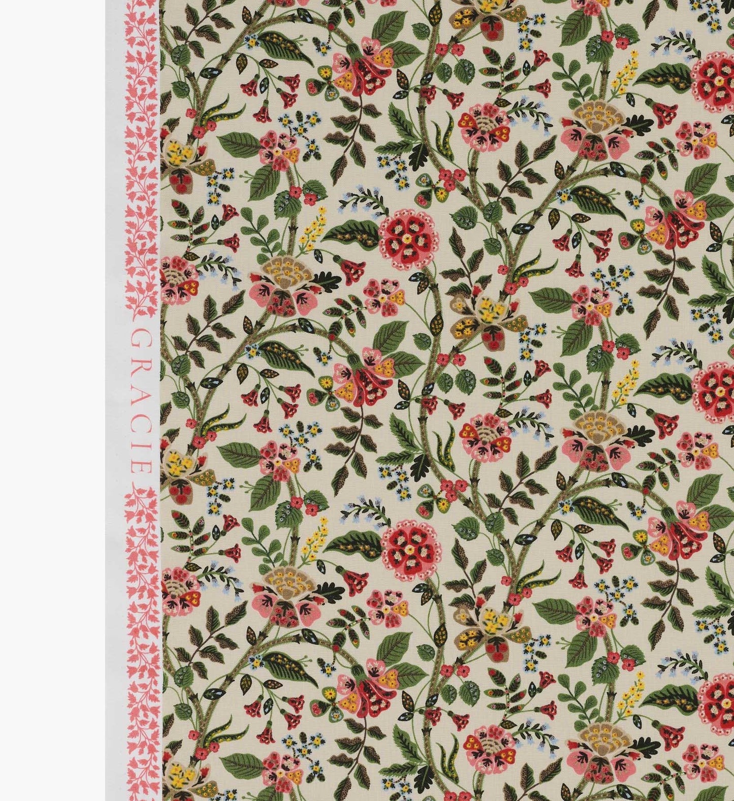 Gracie Cotton Fabric - Linen