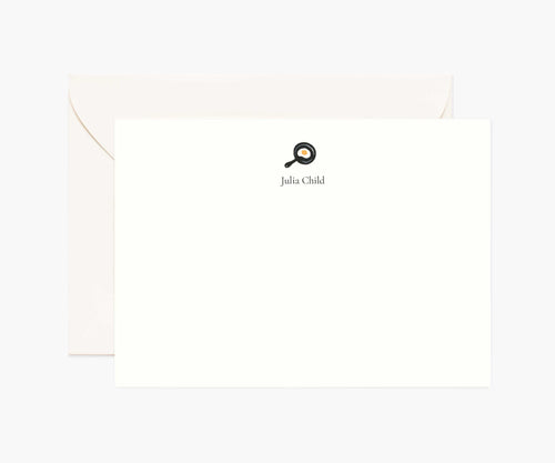 Food & Drink Personalized Stationery  - Frying Pan