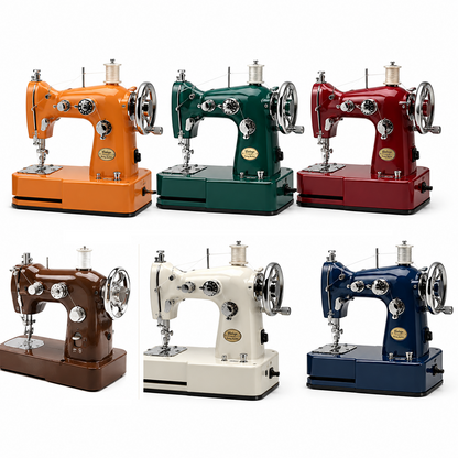 Retro Mini Sewing Machine | Compact Electric Sewing Kit for Clothing Repair, DIY Craft & Home Decoration