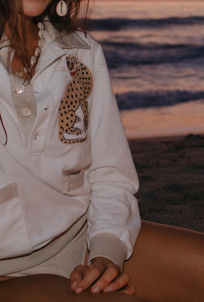 'Sun Leopard' Cabana (Long-Sleeve)