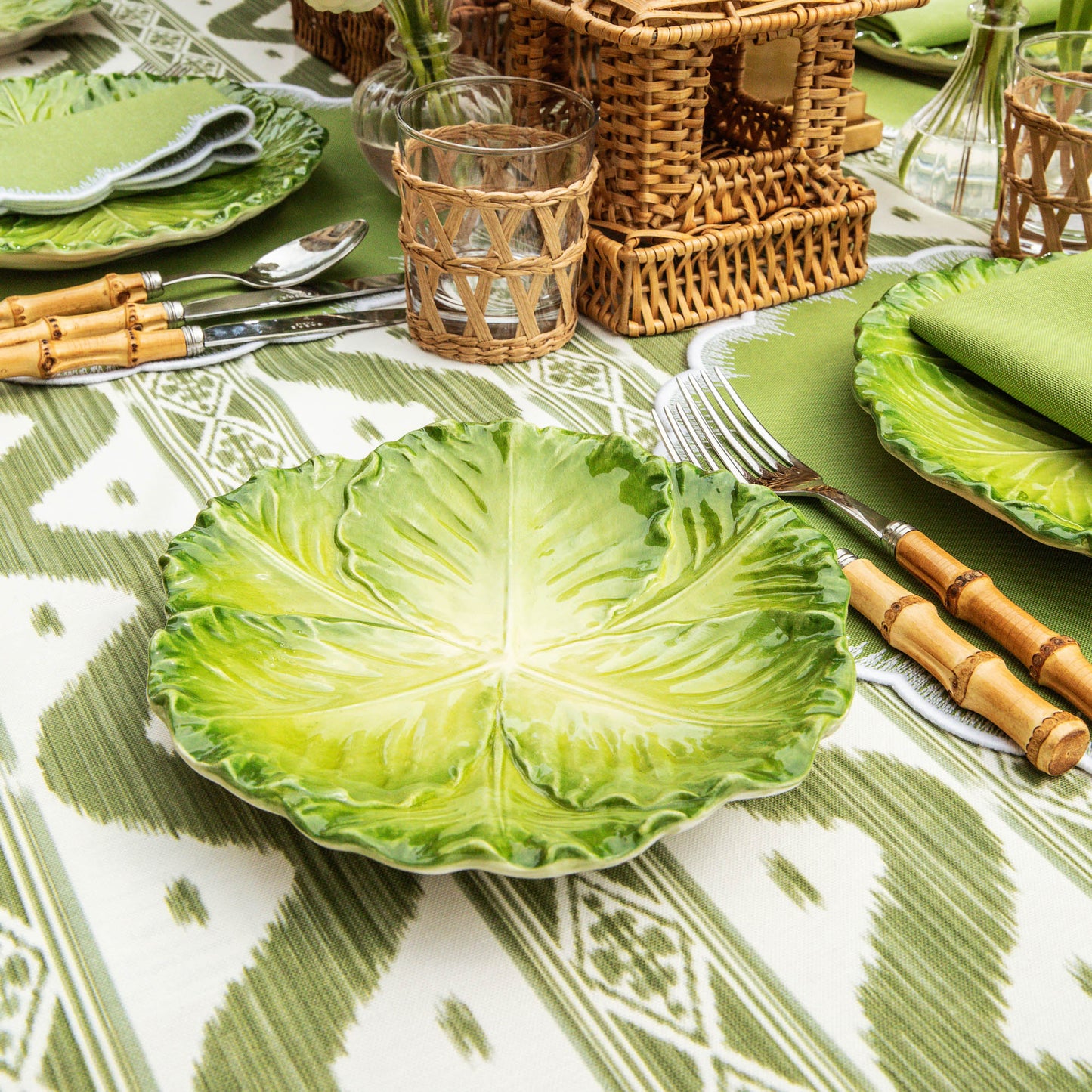 Green Serena Cabbage Starter Plate