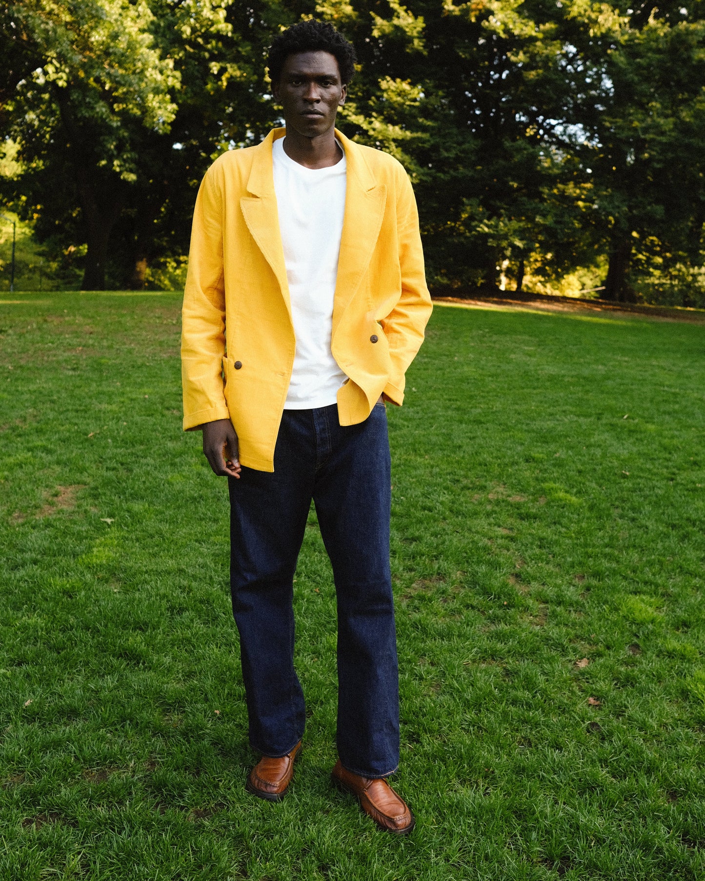 Easy-Going Jacket (Saffron Corduroy)