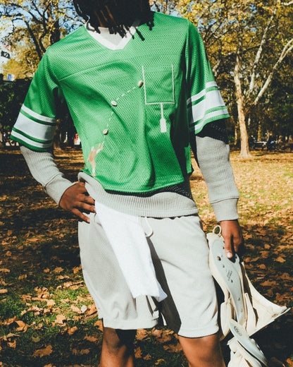 ‘Doink!’ ~ Relaxed Crop Cut (Green)
