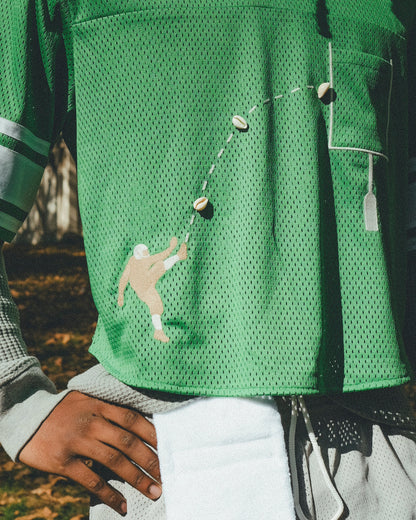 ‘Doink!’ ~ Relaxed Crop Cut (Green)