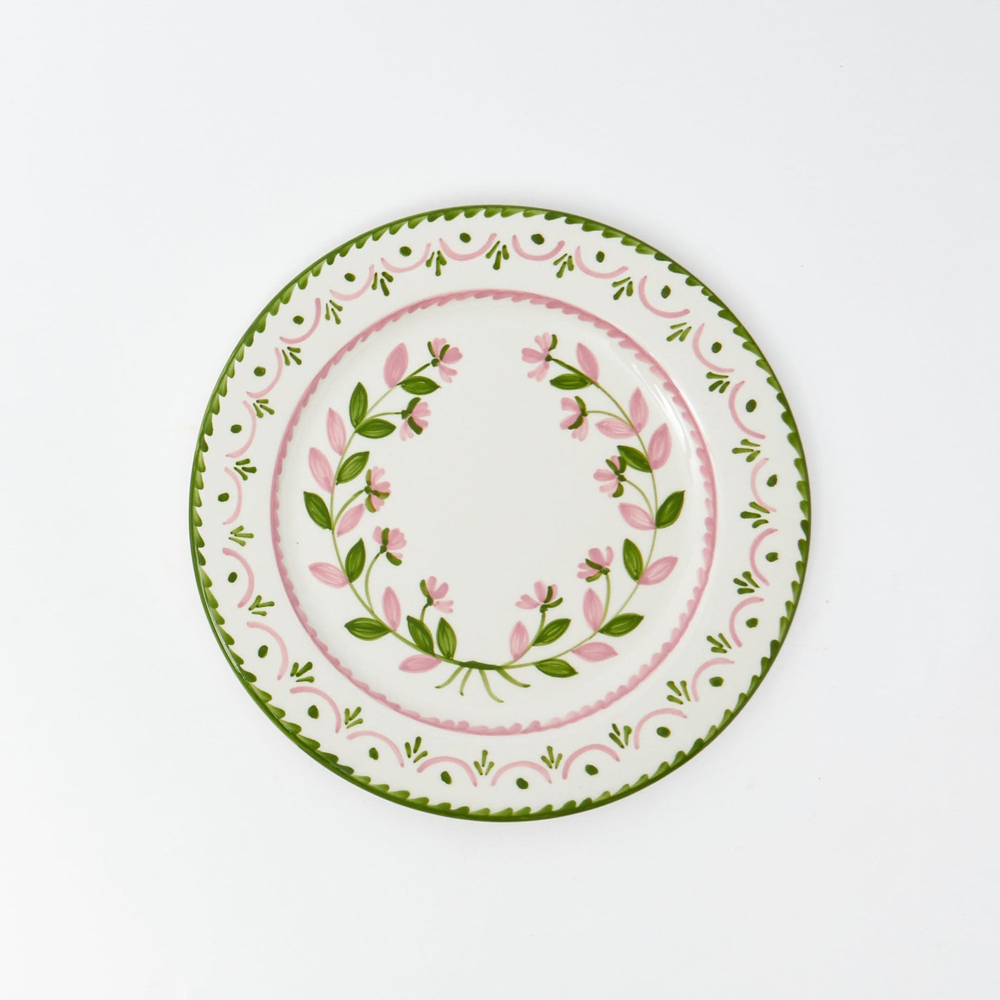 Green & Pink Josephine Garland Starter Plate