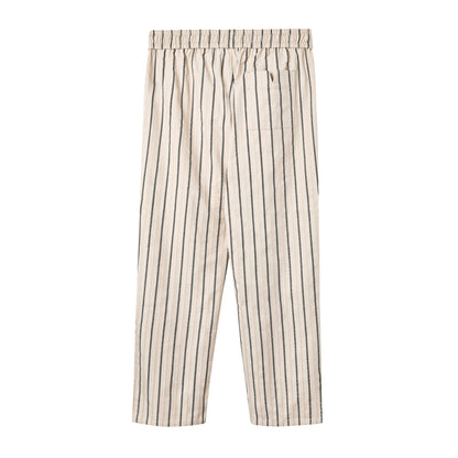 Easy-Going Pants (Beige Jacquard Stripe)
