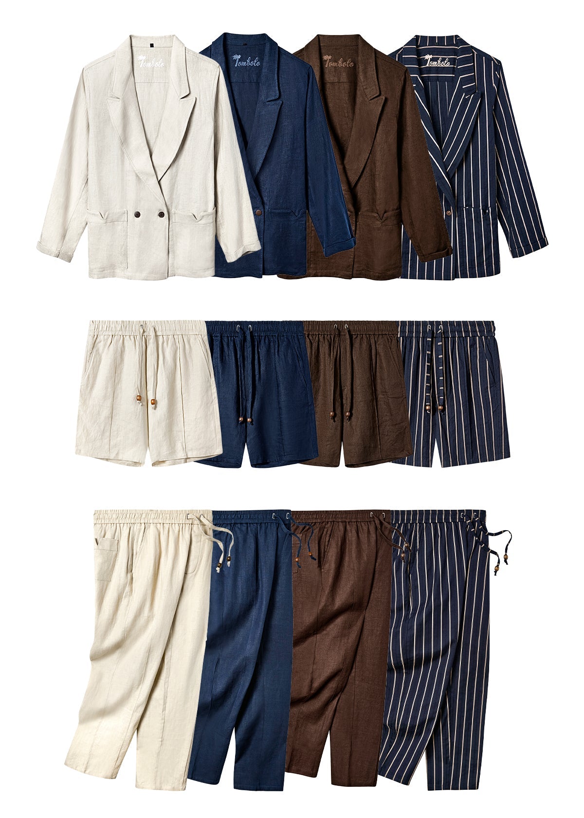 Easy-Going Pants (Brown Linen)