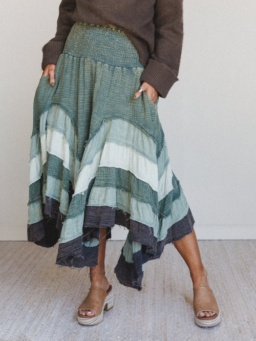 Bohemia Bloom Skirt - Sage - Pre Order
