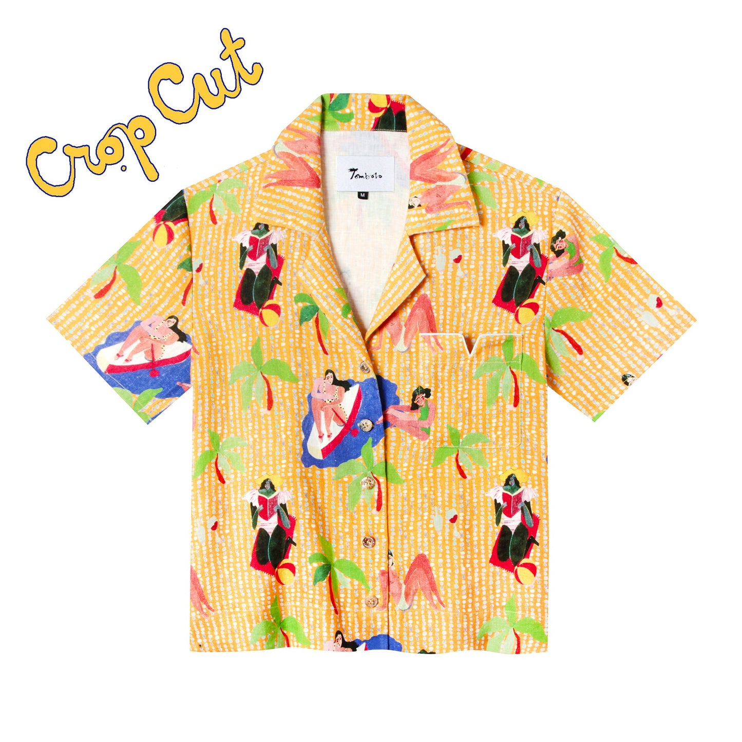 Ana Leovy x Tombolo ~ Crop Cut (Yellow)