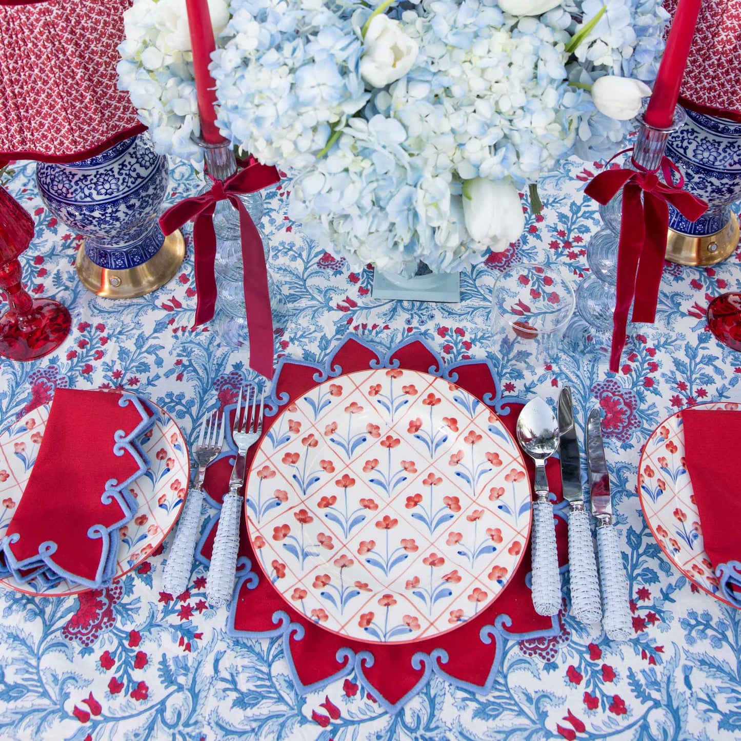 Blue Rattan Cutlery (5 Piece)