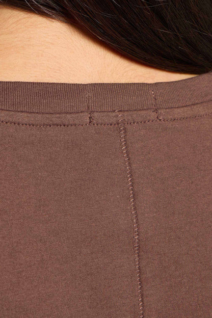 Soft Cotton Muscle Tee | Coffee