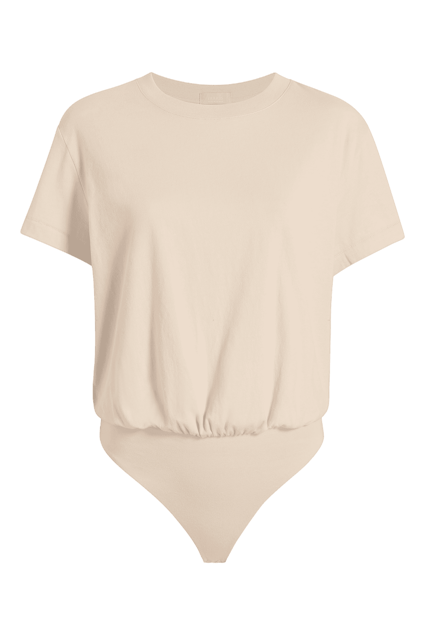 Soft Cotton Everyday T-Shirt Bodysuit | Bone