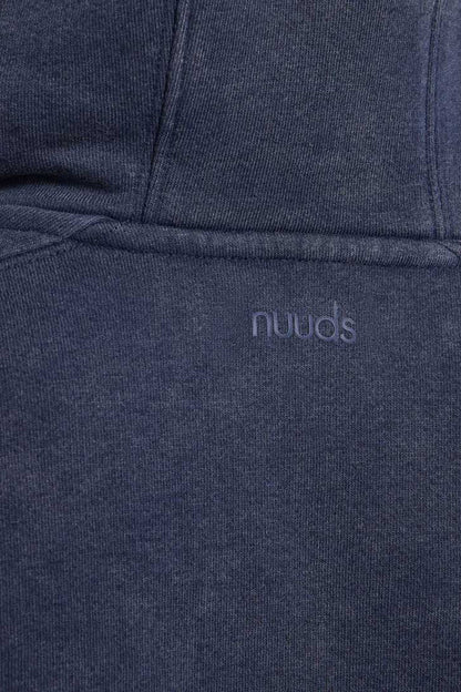 Vintage Fleece Cropped Hoodie | Washed Navy
