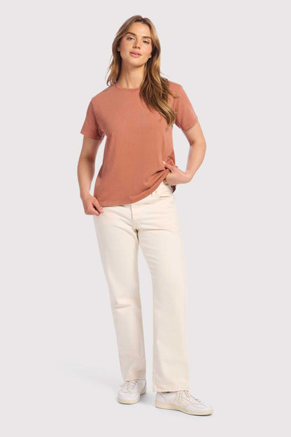 Vintage Cotton Everyday T-Shirt | Washed Clay