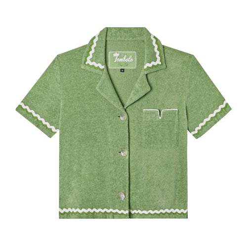 'Rick Rack' Cabana ~ Crop Cut (Green)