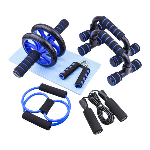 Abdominal Exercise Wheel Roller Exercise Power Roller Wheel Roller Set Mat Manufacturer Yoga Wheel Set