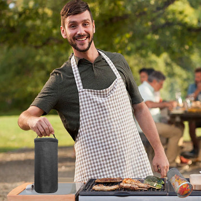 Barbecue Cage Storage Bag Outdoor Barbecue Basket Handbag Portable Anti Dirty