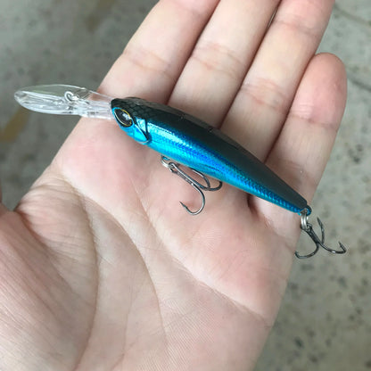 Floating Minnow Fishing Lure – 9cm, 5.8g, Crankbait Wobbler, 6 Colors, Bass & Pike