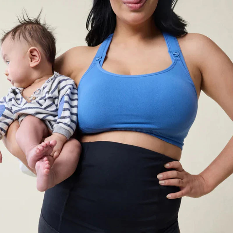 8893 High Quality Seamless Maternity Gym Fitness Sports Bra for Pregnant Women Running Nursing & Pumping Sports Bra