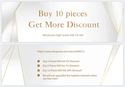 Luxury Brand 8 cm Tie Handkerchief Cufflink Clip Set For Men Wedding Gravata Suit Accessories Holiday Gift Box