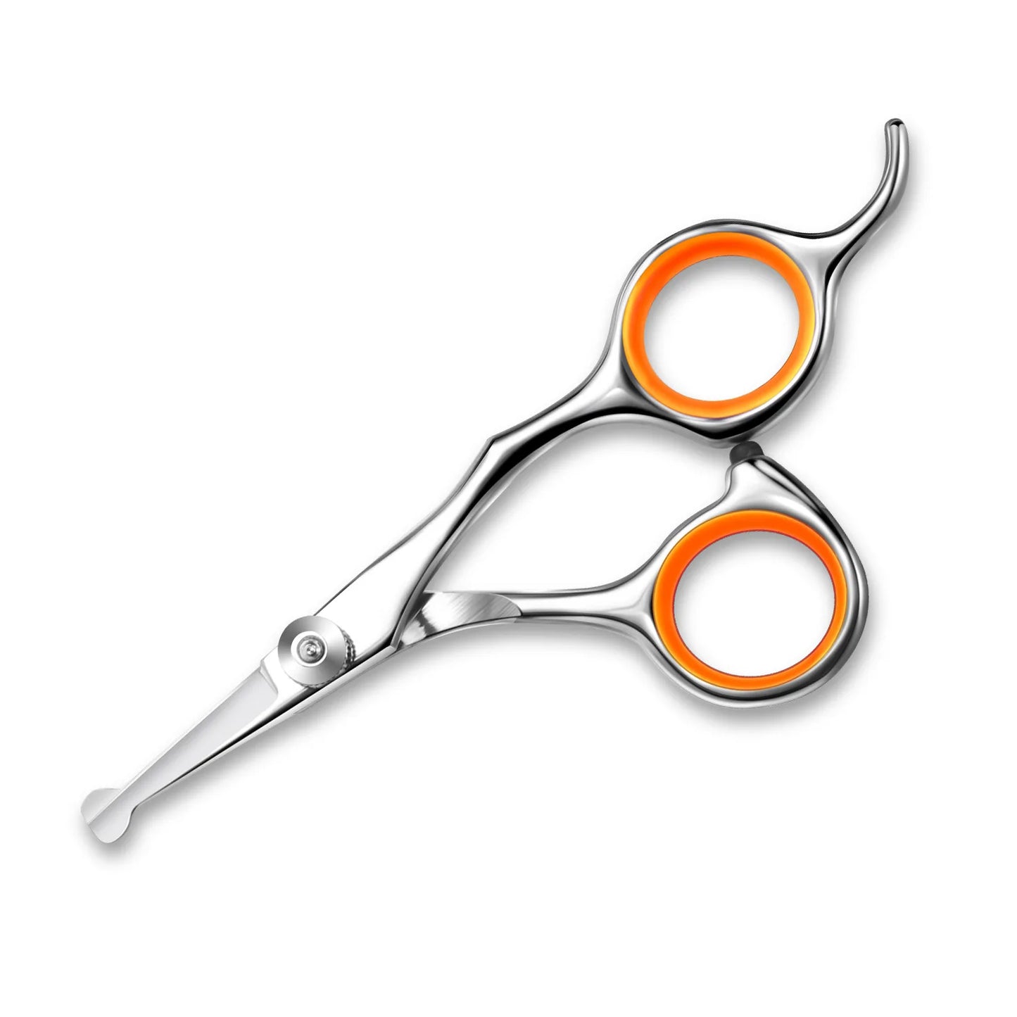 4.5 Inch NEPURLson Color Teeth Pet Grooming Scissors Straight Scissors Curved Blade protection Scissors PT-136