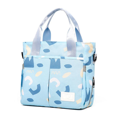 2026 New High Quality Cartoon Printing Mommy Shoulder Bag Waterproof Large Capacity Baby Bags