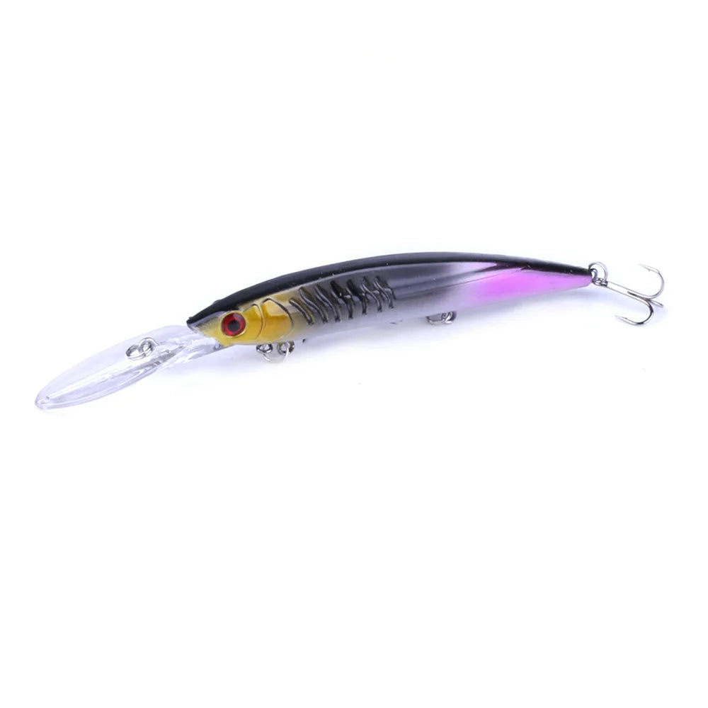 Minnow Wobbler Fishing Lure – 14.5cm, 13g, 1.8-2.7m Depth, Bass Carp Pike, 6 Colors + 6-Pack
