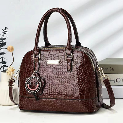 2025 New Style Customised PU Leather Women's Handbag Zipper Closure Casual Tote with Logo Ladies Hand Bags