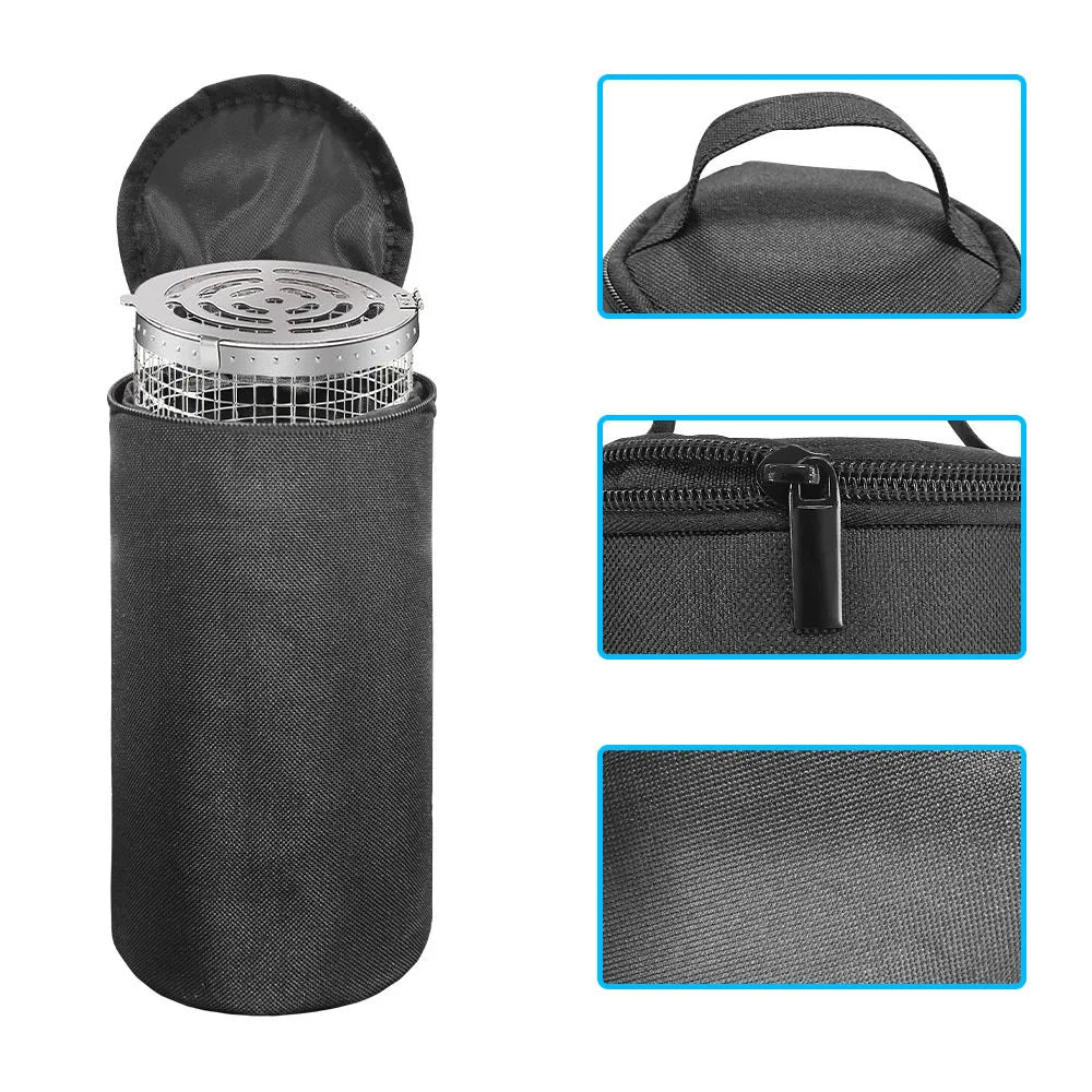 Barbecue Cage Storage Bag Outdoor Barbecue Basket Handbag Portable Anti Dirty