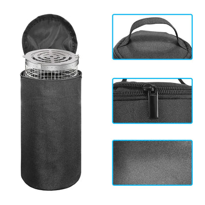 Barbecue Cage Storage Bag Outdoor Barbecue Basket Handbag Portable Anti Dirty