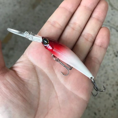 Floating Minnow Fishing Lure – 9cm, 5.8g, Crankbait Wobbler, 6 Colors, Bass & Pike