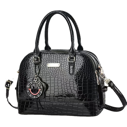 2025 New Style Customised PU Leather Women's Handbag Zipper Closure Casual Tote with Logo Ladies Hand Bags