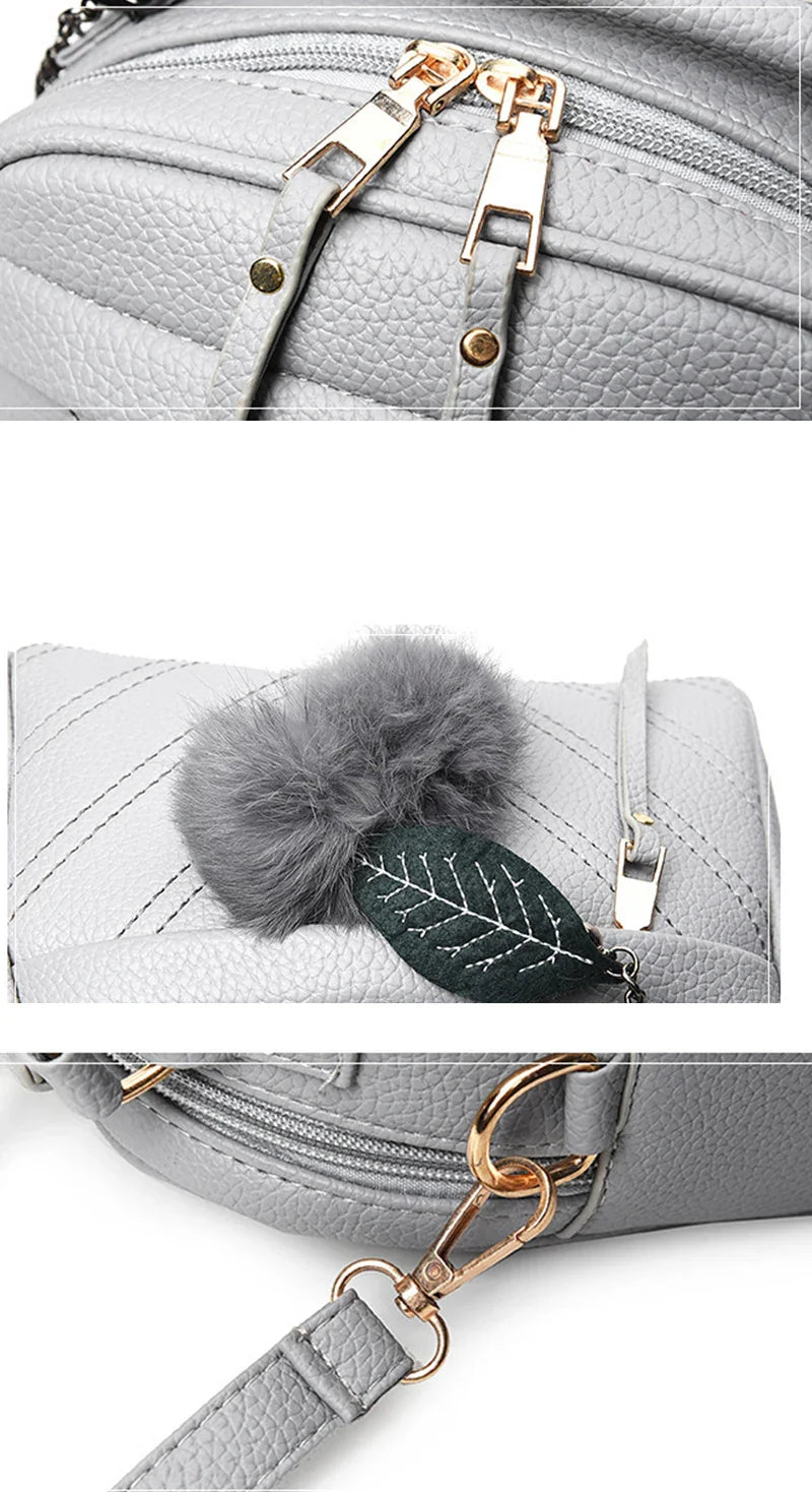 Gusure Luxury Handbag Women Crossbody Bag with tassel hanging Large Capacity Female Shoulder Bags Embroidery Tote Sac A Main