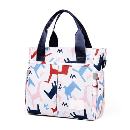 2026 New High Quality Cartoon Printing Mommy Shoulder Bag Waterproof Large Capacity Baby Bags
