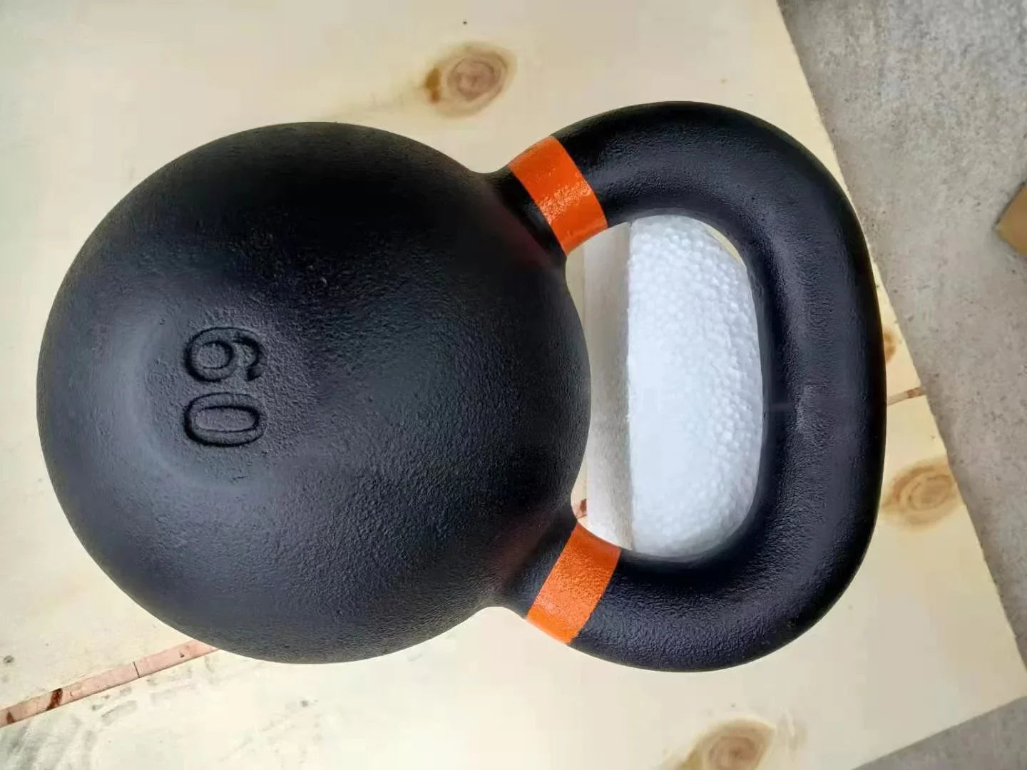 25LB Single  Kettlebell Weights Cast Iron/Kettlebells Powder Coated - Strength Training Home Gym  Full-body Exercises