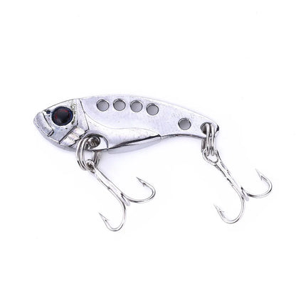 Metal VIB Cicada Fishing Lure – 3D Eyes Hard Bait with Treble Hook, 3g/7g/11g